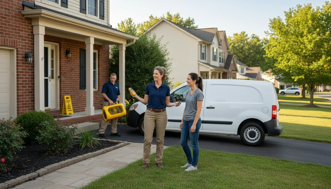 Water restoration image for Dehumidification And Cleanup Services in Cherokee, TX